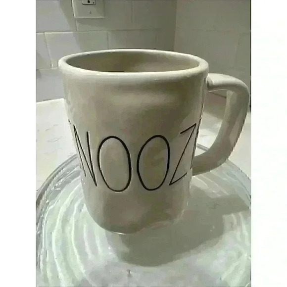 Rae Dunn "SNOOZE" Mug Artisan Magenta Collection Large Coffee mug Tea Cup - Picture 12 of 12